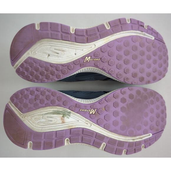 SKECHERS Go Run Consistent Running Sneakers Blue Purple Gray Women's size 8 - Picture 9 of 10